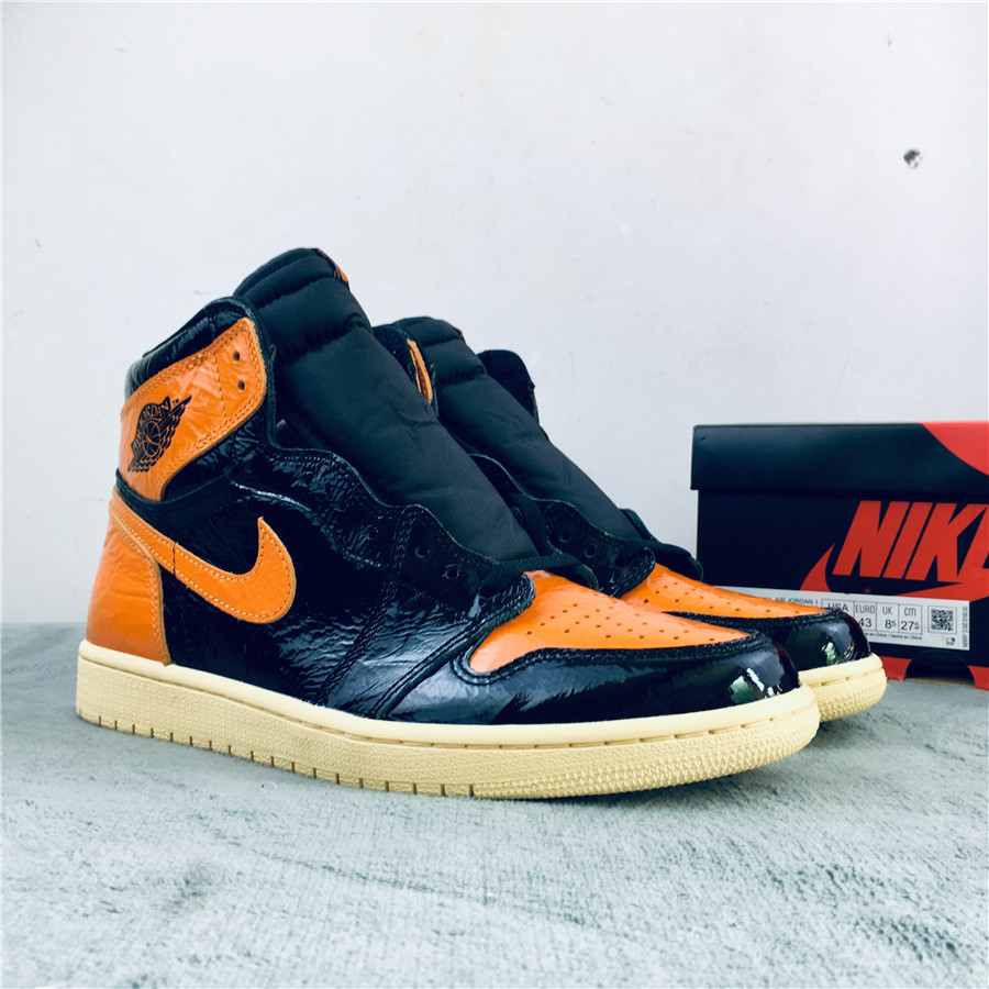 2019 Air Jordan 1 Retro High OG Black Orange Shoes 2019 Air Jordan 1 Retro High OG Black Orange Shoes